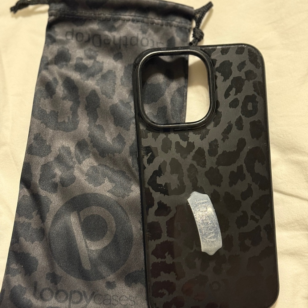 Loopy Case Black Stylish Phone Case